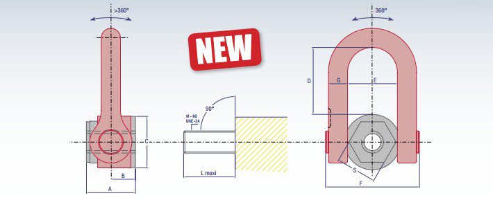 盧森堡FE.DSS雙旋轉吊環結構尺寸圖片