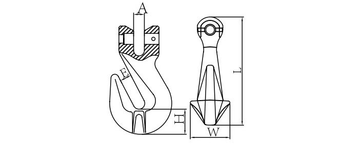 80級羊角翅鉤結構尺寸圖片