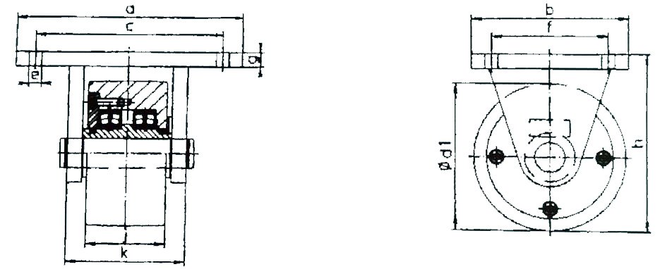SF-S/P型Borkey固定腳輪技術參數