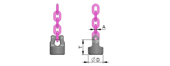 WPPH-VIP型路德吊環尺寸圖