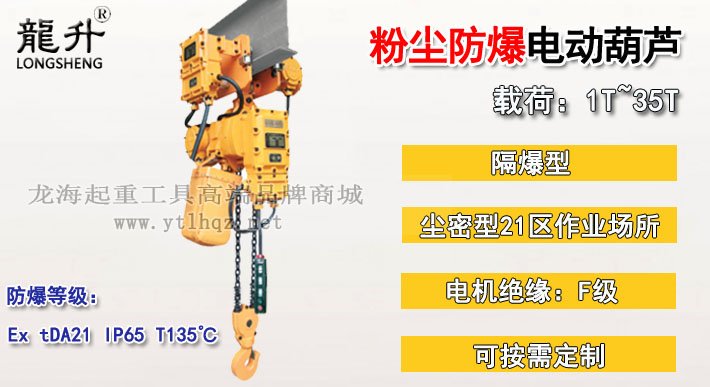 粉塵防爆環鏈電動葫蘆