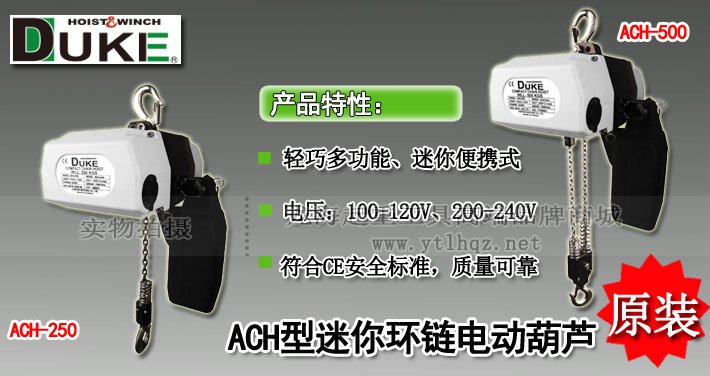 ACH型DUKE迷你電動葫蘆圖片