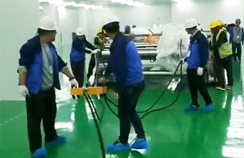 LHQD氣墊搬運車非常適合“精密設備儀器”搬運案例