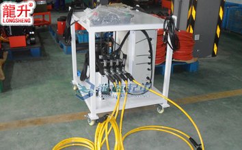 變壓器安裝定位用高精度同步頂升系統實物