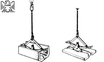 UGA型混凝土制品夾鉗示意圖