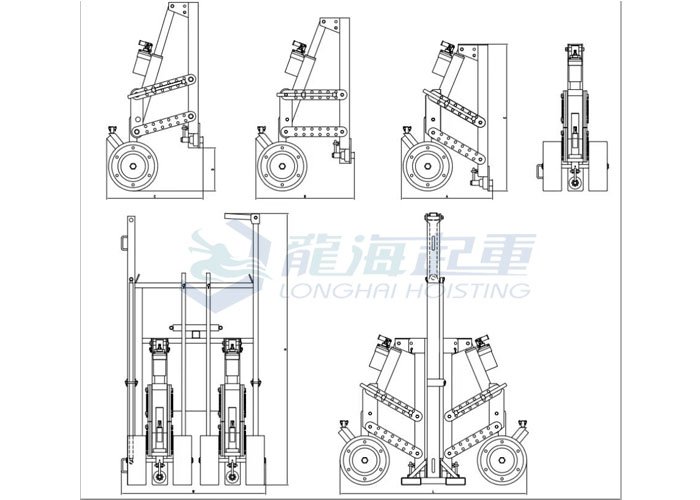 儲能柜搬運工具尺寸圖